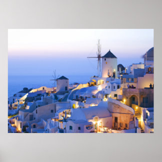 Santorini Poster