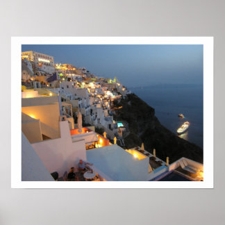 Santorini Poster