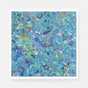 Santorini Sea Glass Party Napkins