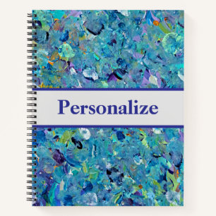 Santorini Seaglass Notebook