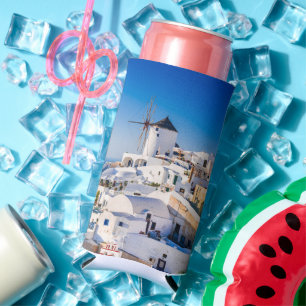 Santorini  seltzer can cooler