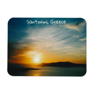 Santorini sunset, Greece Magnet