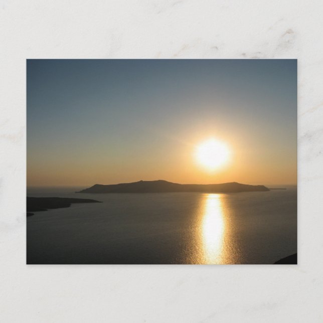 Santorini Sunset, The Greek Islands - Postcard (Front)