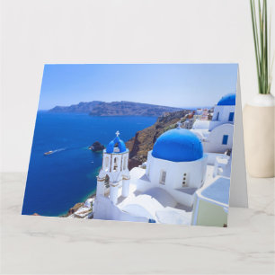 Santorini Thank You Card