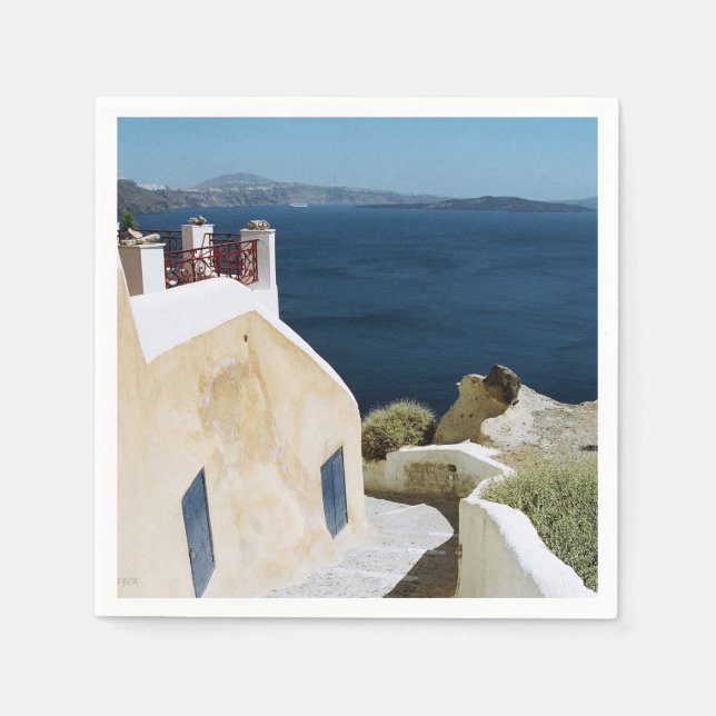 santorini tissues napkin (Front)
