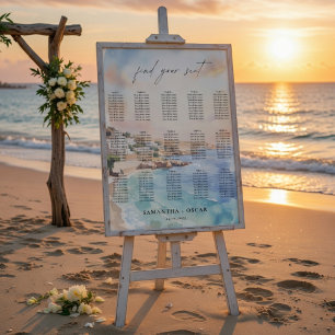 Santorini Wedding Seating Chart 