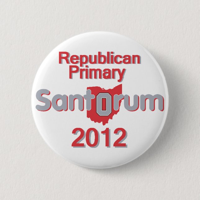 Santorum OHIO Button (Front)