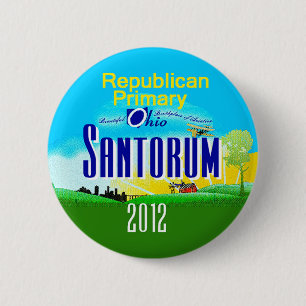 Santorum OHIO Button