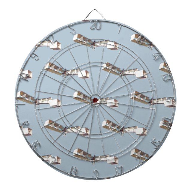 Santos-Dumont 14-Bis Aeroplane Dartboard (Front)