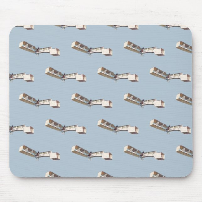 Santos-Dumont 14-Bis Aeroplane Mouse Pad (Front)