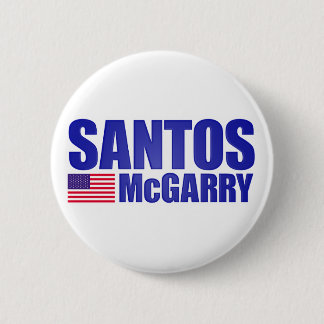 Santos McGarry 6 Cm Round Badge