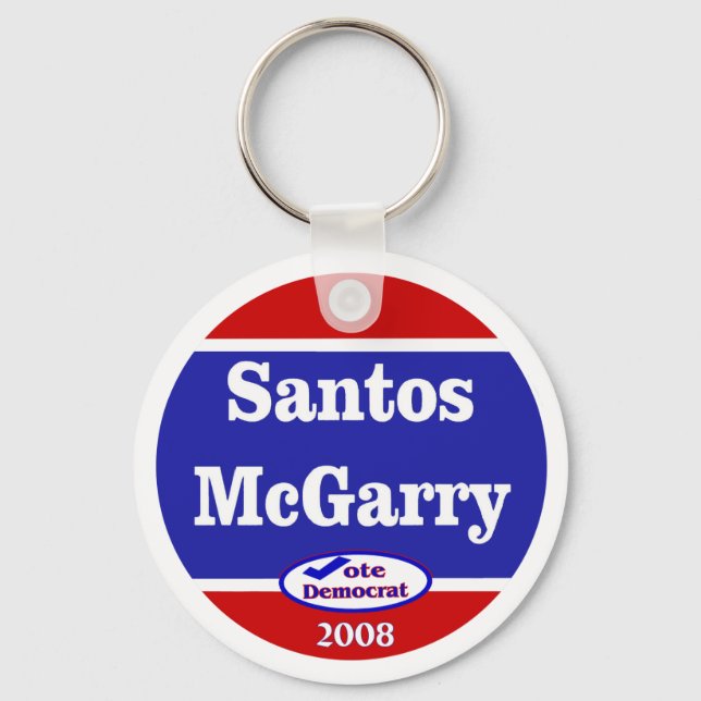 Santos McGarry in 2008 Key Ring (Front)