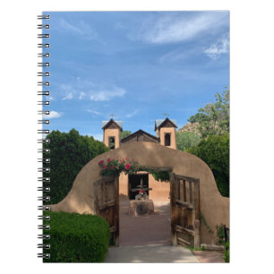 Santuario de Chimayo church photograph catholic Notebook