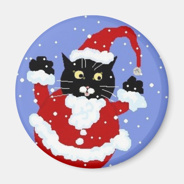 Santy Cat Magnet (Front)