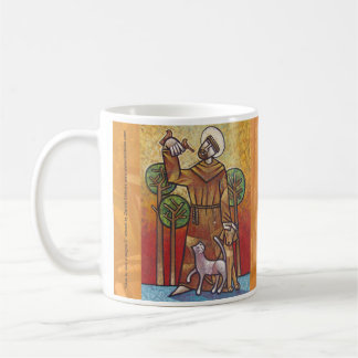 São Francisco de Assis - Contemporary Cubist Relig Coffee Mug