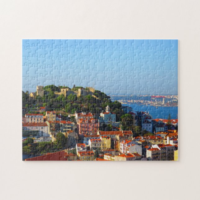 São Jorge Castle in Lisbon, Portugal Jigsaw Puzzle (Horizontal)