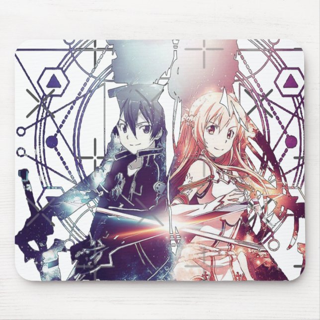 SAO KIRITO ASUNA MOUSE PAD (Front)