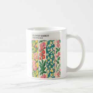 Sao Paolo Flower Market poster Coffee Mug