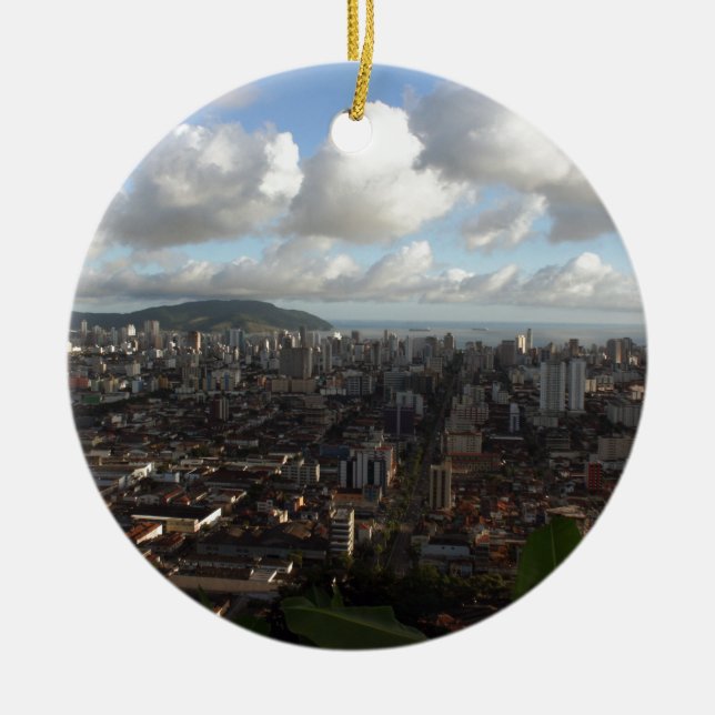 São Paulo 2 Ceramic Ornament (Front)