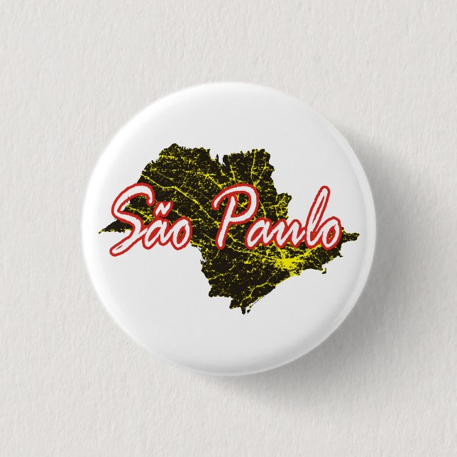Sao Paulo 3 Cm Round Badge (Front)