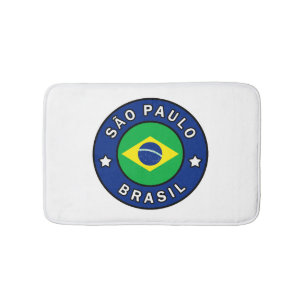 São Paulo Brasil Bath Mat
