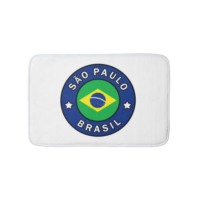 São Paulo Brasil Bath Mat (Front)