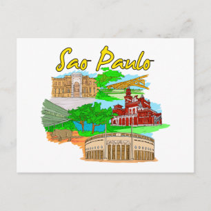 Sao Paulo - Brazil.png Postcard