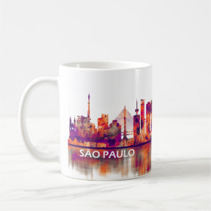 Sao Paulo Brazil Skyline Coffee Mug