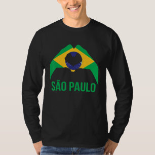 Sao Paulo Brazilian City Love Brazil Flag T-Shirt
