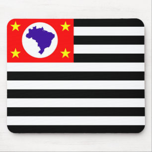 Sao Paulo city flag brazil symbol Mouse Pad