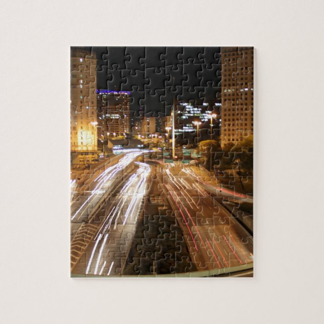 São Paulo city lights Jigsaw Puzzle (Vertical)