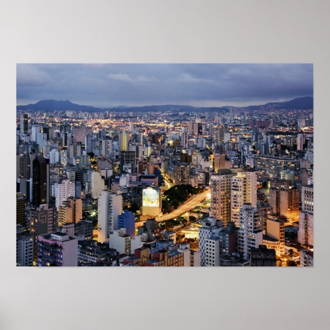 Sao Paulo Cityscape 2 Poster (Front)