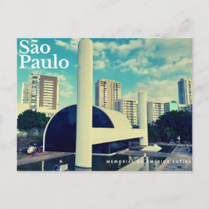 São Paulo - memorial da America Latina  Postcard