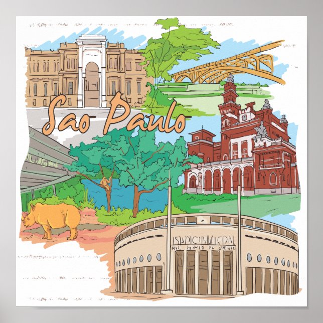 Sao Paulo Poster (Front)