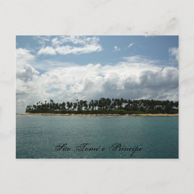 são tomé 4, São Tomé e Príncipe Postcard (Front)