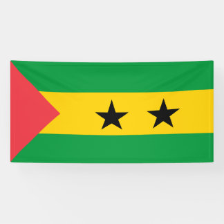 Sao Tome and Principe Flag Banner