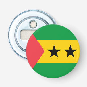 Sao Tome and Principe Flag Bottle Opener