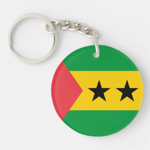 Sao Tome and Principe Flag Key Ring