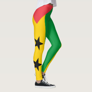 Sao Tome and Principe Flag Leggings