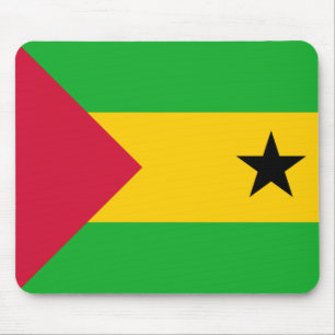 Sao Tome and Principe Flag Mouse Pad