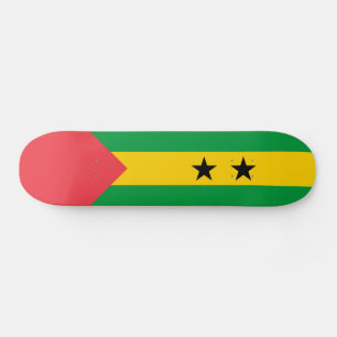 Sao Tome and Principe Flag Skateboard