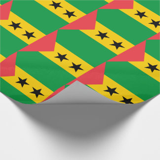 Sao Tome and Principe Flag Wrapping Paper