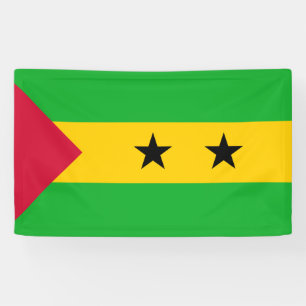 São Tomé and Príncipe (Sao Tome and Principe) Flag Banner