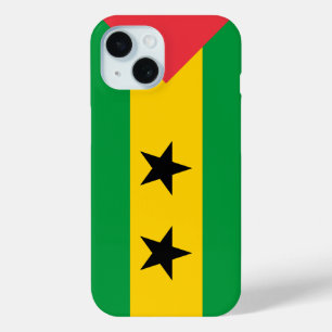 São Tomé e Príncipe flag iPhone 15 Case
