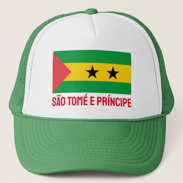 São Tomé e Príncipe flag Trucker Hat (Front)