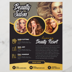 SAON FLYER DESIGN   BEST SALON FLYER