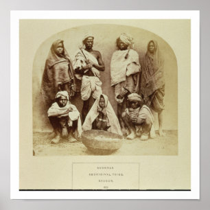 Saonras, an Aboriginal Tribe from Saugor, Central Poster