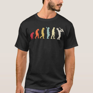 Saophonist Evolution Jazz Musician Saophone player T-Shirt