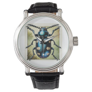 Sap beetle 040924IREF214 - Watercolor Watch