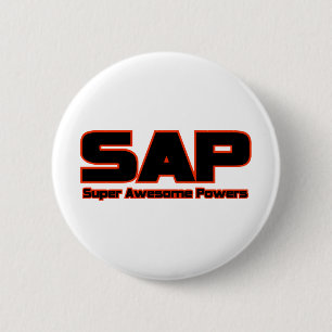 SAP - Super Awesome Powers 6 Cm Round Badge